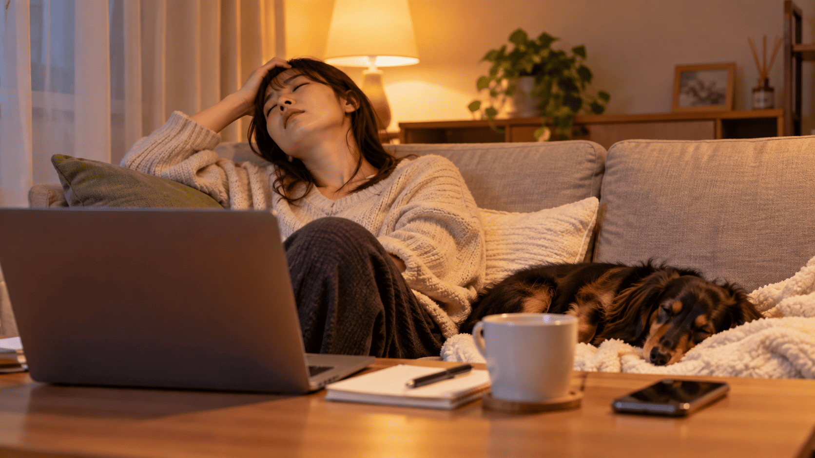 副業に疲れたらどうする？仕事後に何もできなかった私の対処法5選